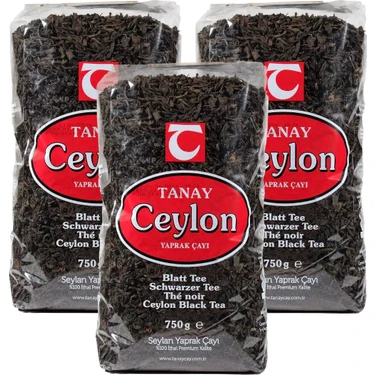 Tanay Ceylon İthal Sri Lanka Siyah Yaprak Seylan Çayı Kaçak Fiyatı