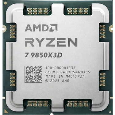 Amd Ryzen 7 9850X3D Tray 5.60GHZ 120MB Am5 Işlemci (Grafik Fiyatı