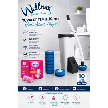 Wellnax Breeze Refresh Özel Tuvalet Temizlik Seti ve Kullan Fiyatı
