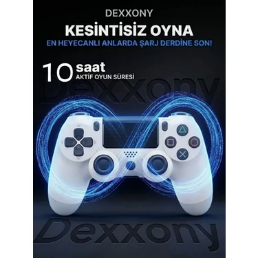 Dexxony Beyaz Premium PlayStation4 / Ps4 ve Ps3 Uyumlu Fiyatı