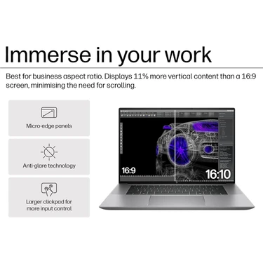 Hp Yeni Zbook Studio G11 16 | Intel Core Ultra 7 165H | 64 Fiyatı