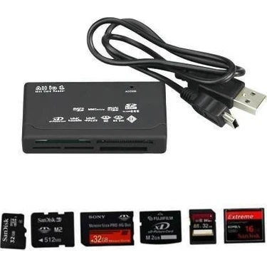 Molix MX-550 Çoklu Kart Okuyucu All In 1 Cf Micro Sd Sd Fiyatı