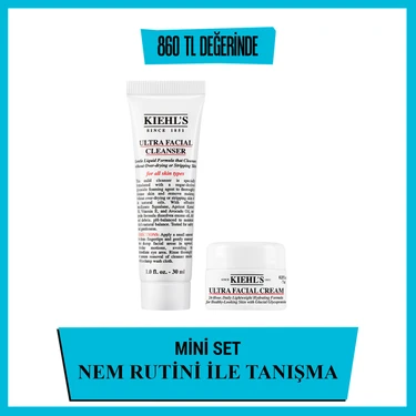 Kiehl's Nemlendirme Mini Seti Ultra Facial Cream & Ultra Fiyatı