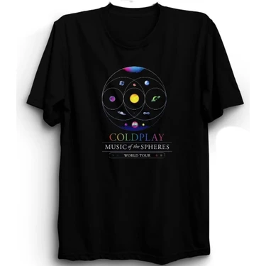 Coldplay, World Tour, Rock Metal Müzik Grup Tişörtü Fiyatı