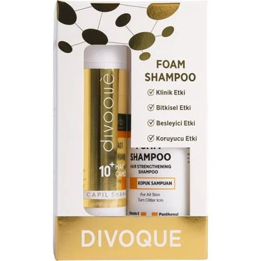 Divoque Procapil Şampuan 200 ml + Panthenol Köpük Şampuan Fiyatı
