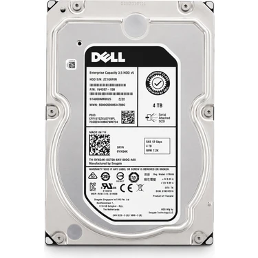 Dell Enterprise 4tb 7.2k 12G Nl Sas 3.5'' Server Sunucu Fiyatı
