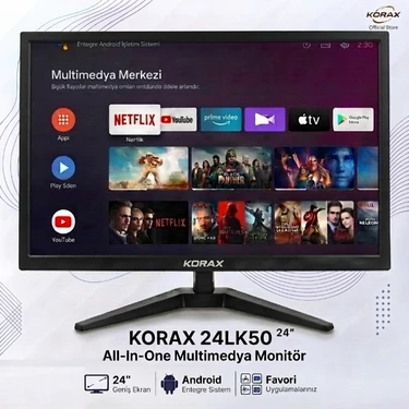 Korax 24LK50 24 61 Ekran Full HD Wİ-Fİ Android Smart Fiyatı