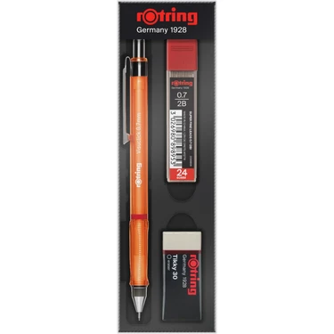 Rotring Visuclick (Min + Silgi + Versatil Kalem) Okul Seti 07Mm Şeffaf