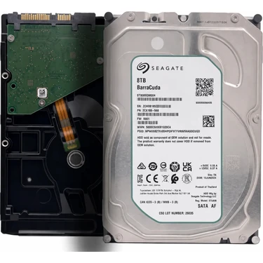 Seagate BarraCuda 8TB 内蔵HDD 本体　② Seagate BarraCuda 8TB 5400RPM 256MB Cache SATA 6.0GB/s 3.5 Fiyatı