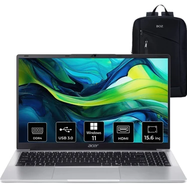 Acer Aspire Lite Intel Celeron N4500 16 GB RAM 512 GB SSD Winodws 11 Pro 15.6" Taşınabilir Bilgisayar