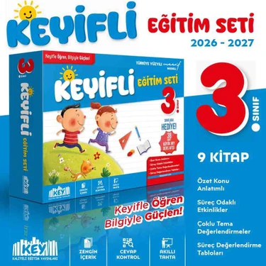 Key Yayınları 3.sınıf Keyifli Eğitim Seti Kitabı ve Fiyatı