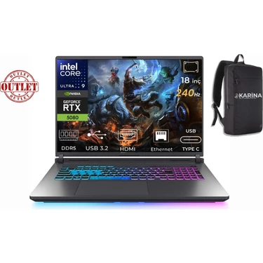 Asus Rog Strix G18 Ultra 9 275HX G815LW-S9131-K05 32GB 2tb Fiyatı