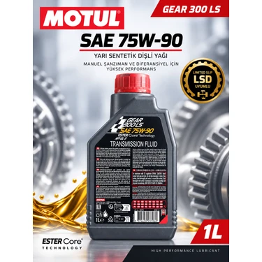 Motul Gear 300 Ls 75W-90 1 L Tam Sentetik Lsd Şanzıman ve Fiyatı