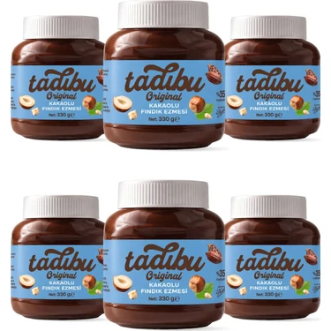 Abdurrahman Tatlıcı Tadıbu Kakaolu Fındık Ezmesi Tadıbu 330 gr 6'lı — Hepsiburada ürün görseli