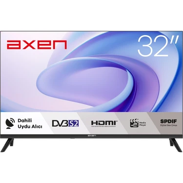 Axen AX32HMLN-N01S 32" 80 Ekran Uydu Alıcılı HD Ready LED