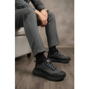 Enoch Ortopedik Taban Desenli Bağcıklı Tırtıklı Tabanlı Outdoor Erkek Spor