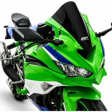 GP Kompozit Kawasaki ZX-4R / 4RR 2024 Uyumlu Ön Cam Siyah - Fiyatı