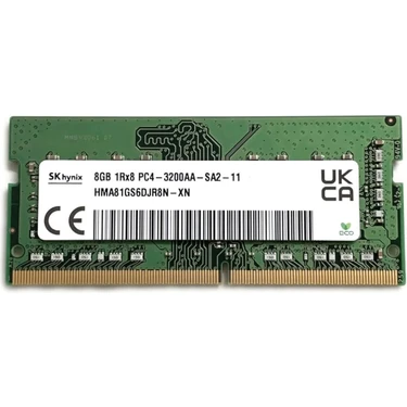 Sk Hynix 8gb Ddr4 3200MHZ 1rx8 PC4-3200AA CL22 Sodımm Fiyatı