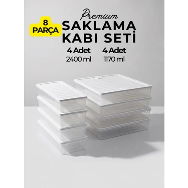 Rika Garden 8 Parça Freshbox Saklama Kabı Seti - Mikrodalga Fiyatı
