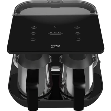 Beko TKM 8961 S Keyf çelik ikili kahve makinesi, farklı açı