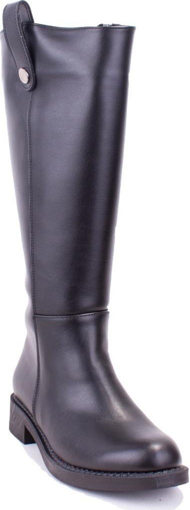 Dagoster DZA07-1062765 Siyah Günlük Streçli Düz Topuk Kadın Çizme görsel 5