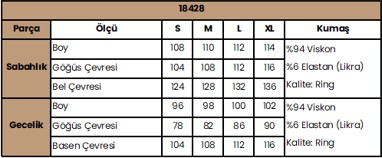 Monamise Dantelli Hamile Lohusa Sabahlık Takımı görsel 6