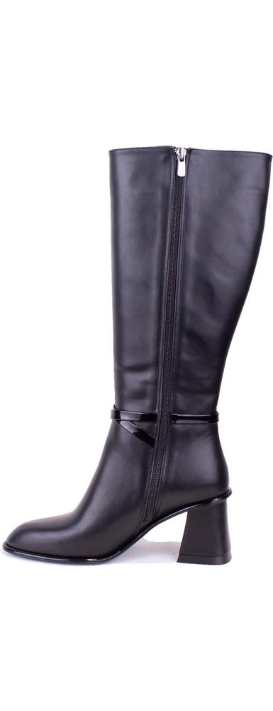 Dagoster DZA07-1032901 Bej Klasik Topuklu Kadın Çizme görsel 3
