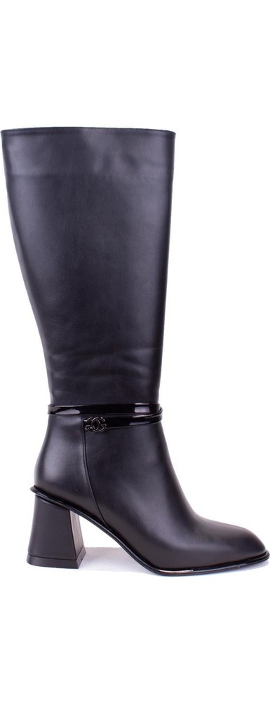 Dagoster DZA07-1032901 Bej Klasik Topuklu Kadın Çizme görsel 6