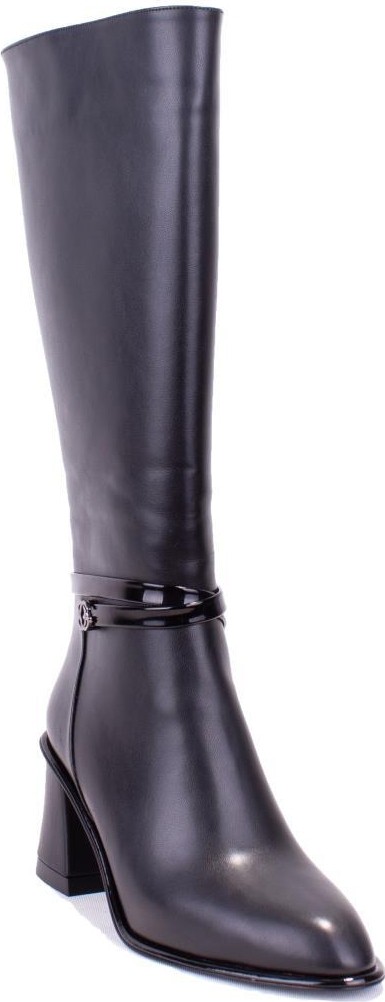 Dagoster DZA07-1032901 Siyah Klasik Topuklu Kadın Çizme görsel 5