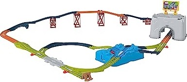 Esranın Dünyası Mattel Thomas & Friends Oyuncak Tren Paleti Seti, Connect & Build Kovası, Kalıp Döküm ve Motorlu Trenler Için 48 Parça Genişletme Paketi, Yaş 3+ Yıl, HNP81 görsel 2
