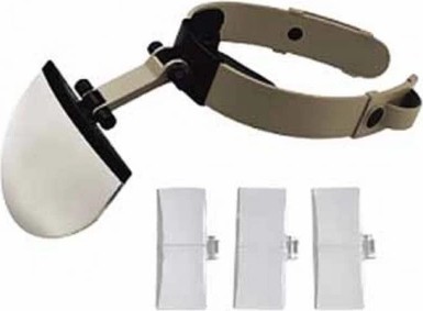TeknoKapsül Şapka Tip Kask Büyüteç, 4 Farklı Büyütme Lensli Büyüteç