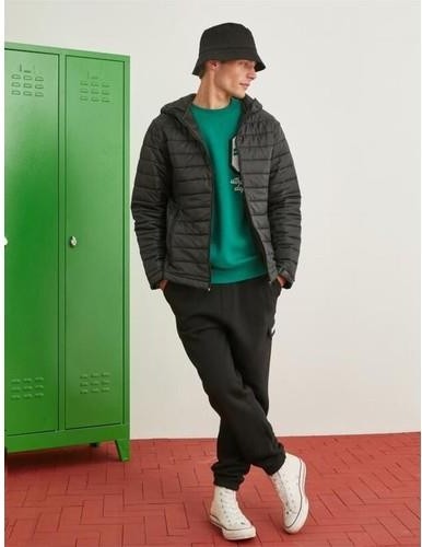 Koton 3Wam20155Hw Haki 858 Erkek Polyester Outerwear Ceket görsel 6