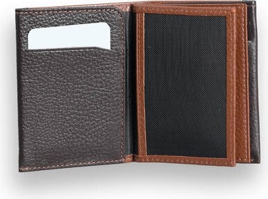 Guard Taba - Kahverengi Çift Renk Bölmeli Hakiki Deri Kredi Kartlık - GRD260404WT1746 görsel 4
