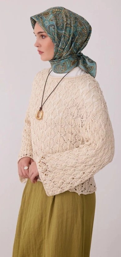 Belli Twill Ipek Eşarp 26KA4404D01 32