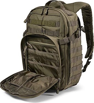 1001 Tactical Backpack, Rush 12 2.0, Military Molle Pack, Ccw And Laptop Compartment, 24 Liter, Sma görsel 3