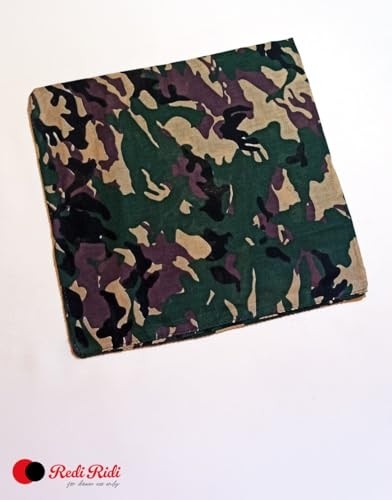 1001 Kare Bandana Green Camo görsel 2