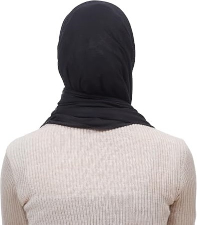1001 Tesettür Penye Şal Düz görsel 5