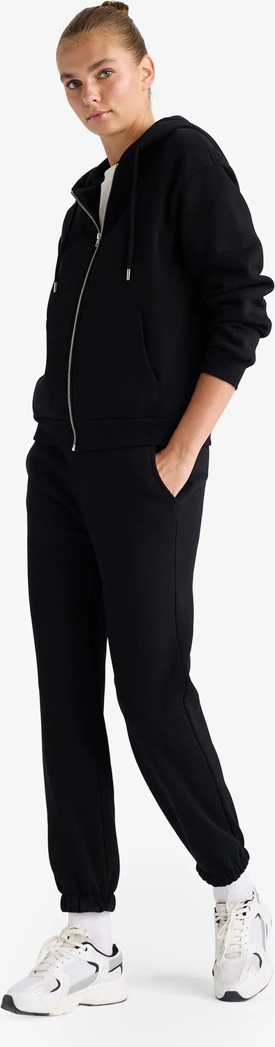 DeFacto Jogger Fit Elastik Bağlamalı Bel Basic Pamuklu Eşofman Altı F9622AX25AU görsel 2