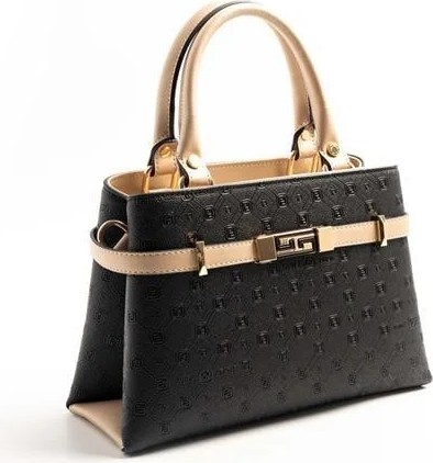 Silver & Polo Silver Polo Siyah - S.Nut Logolu Kadın El Çantası SP1149 görsel 7