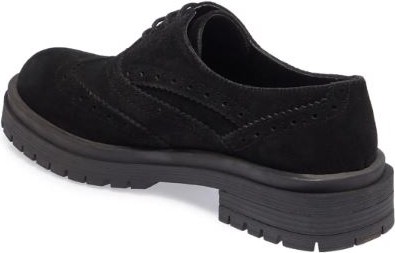 İnyola Shoes Kadın Hakiki Süet Deri Oxford Ayakkabı 4040 görsel 5