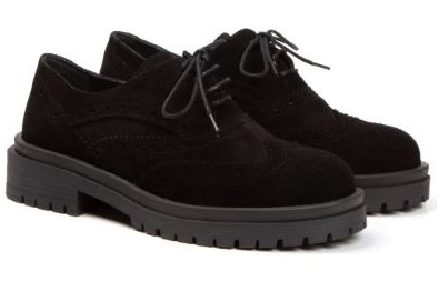 İnyola Shoes Kadın Hakiki Süet Deri Oxford Ayakkabı 4040 görsel 7
