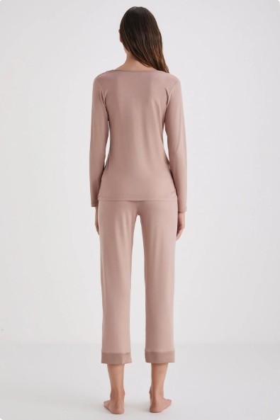 Catherine's Yumuşak Dokulu Pijama Takımı görsel 3