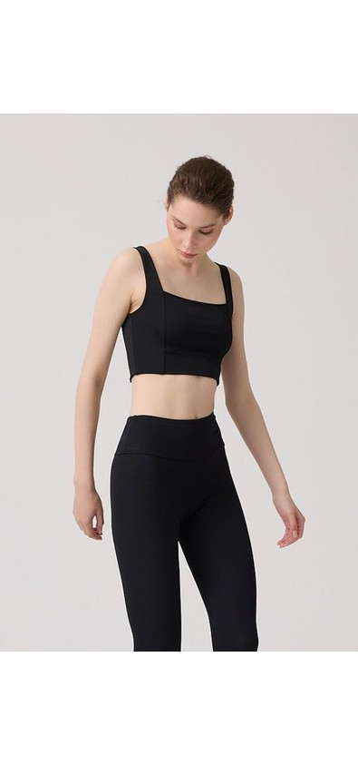 Cottonhill Lacivert Kare Yaka Crop Top Büstiyer görsel 4