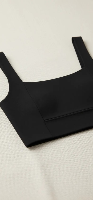 Cottonhill Lacivert Kare Yaka Crop Top Büstiyer görsel 6
