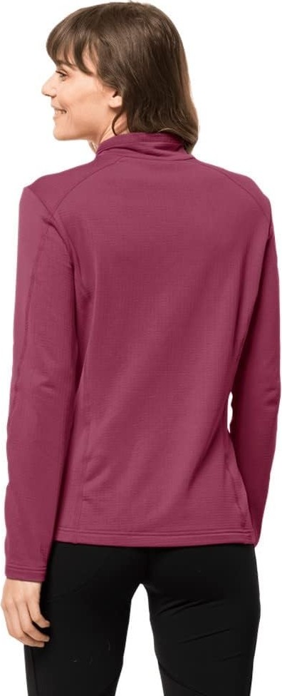 Die Grup Jack Wolfskın Kolbenberg Hooded Fz W Kadın Polar Ceket, Sangria Red, Xs görsel 2