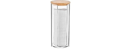 Resim Karokstore Ahşap Kapak Disk Pamukluk Organizeri 