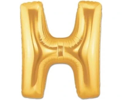 Resim Altın Sarısı Folyo Harf Balon 1 Metre 