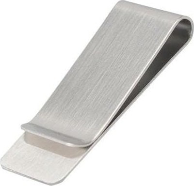 SPELT Metal Kağıt Para Tokası Kart Tutucu Klips Cüzdan Ataş Gümüş 5cm x 1,5cm