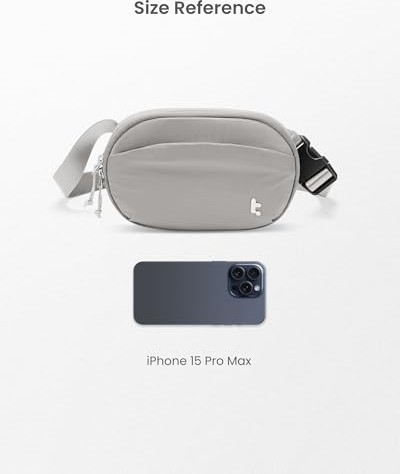 Aesco Kadın Bel Çantası/hip Bag Rfıd Korumalı, 1,5 L Küçük Sling Çanta, Göğüs Çantası/bel Çantası/telefon Çantası/omuz Çantası Crossbody, Seyahat, Günlük, Festival, Spor ve Yürüyüş Için görsel 3