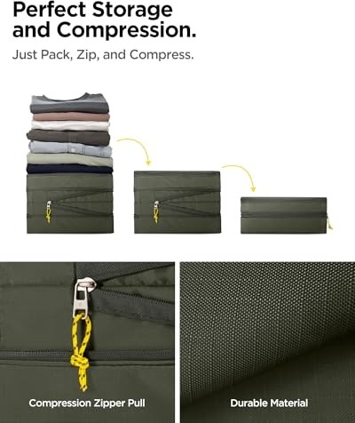 1001 Seyahat Paketleme Küpleri/valiz Içi Düzenleyici Çanta Kabin Boy S (2 Adet) + Büyük Boy Xl (1 A görsel 4